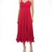 Anthropologie Dresses | Anthropologie Hutch Red Floral Lace Seamed Midi Formal Dress Womens 14 Nwt | Color: Red | Size: 14