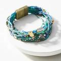 Anthropologie Jewelry | Anthropologie Serafina Blue Layered Bracelet | Color: Blue/Green | Size: Os