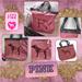 Pink Victoria's Secret Bags | Brand New Limited Edition Vs Pink Sequin Dog Mauve And Gray Zip Tote | Color: Gray/Pink | Size: 19.5" Top X 14" Across X 16.5" Height