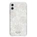 Kate Spade Cell Phones & Accessories | Kate Spade Hollyhock Floral With Stones Iphone 11xr Protective Hardshell Case | Color: Silver/White | Size: Iphone 11xr