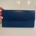Louis Vuitton Bags | Louis Vuitton Vintage Epi Leather Sarah Wallet With Coa & Chain Blue Euc | Color: Blue | Size: 7.5” X 4”