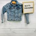 Levi's Jackets & Coats | Levis Strauss Girls Pockets Light Wash Blue Denim Trucker Jean Jacket Size Xl | Color: Blue | Size: Xlg