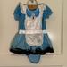 Disney Costumes | 6-12m Alice In Wonderland Dress | Color: Blue | Size: 6-12m