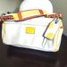 Coach Bags | Coach Hampton Ivory Satin Yellow And White Shoulder Bag | Color: White/Yellow | Size: Os