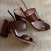 Kate Spade Shoes | Kate Spade Strappy Chunky Heels | Color: Brown | Size: 8.5