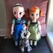 Disney Toys | Euc Authentic Disney Store Anna & Elsa Frozen Animators Collectibles Dolls/Sven | Color: Blue/Green | Size: 16” Dolls