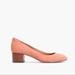 Madewell Shoes | Madewell Ella Wooden Block Heel Pumps In Dusty Clay Suede | Color: Pink | Size: 7