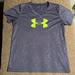 Under Armour Shirts & Tops | Grey Under Armor Shirt With Yellow Logo | Color: Gray/Yellow | Size: Xlg