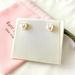 Kate Spade Jewelry | $48 Kate Spade My Love Heart Gold Pearl Stud Earrings Authentic | Color: Gold | Size: Os