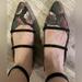 Anthropologie Shoes | Adorable Anthro Flats | Color: Black/White | Size: 10