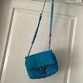 Rebecca Minkoff Bags | Bright Blue Nylon Rebecca Minkoff Mini Edie Bag | Color: Blue/Silver | Size: Os