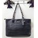 Coach Bags | Coach Madison Tribeca East West Black Pebbled Leather Chain Strap Shoulder Bag | Color: Black | Size: Os