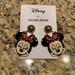 Disney Jewelry | Disney Baublebar Nwt Minnie Mouse Gold Earrings | Color: Gold | Size: Os