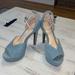 Jessica Simpson Shoes | Jessica Simpson Briya Light Blue Denim Platform 5” High Heels. Size 6 1/2m. | Color: Blue | Size: 6.5