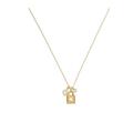 Kate Spade Jewelry | Kate Spade New York Gold-Tone Padlock, Cubic Zirconia & Freshwater Pearl New | Color: Gold | Size: 16" + 3"