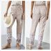 Anthropologie Pants & Jumpsuits | Anthropologie Ollari Tassled Tapered Pants Size Small | Color: Pink/Tan | Size: S
