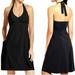 Athleta Dresses | Athleta Midi Halter Top Dress With Pockets | Color: Black | Size: 2