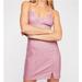 Free People Dresses | Free People Say No More Faux Leather Slip Dress | Color: Pink/Purple | Size: M