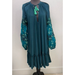 Free People Dresses | Free People Dress Women Xs (Est. No Tag) Green "Mix It Up" Beaded Tunic Mini | Color: Green | Size: Xs