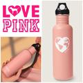 Pink Victoria's Secret Dining | Klean Kanteen X Pink Vs Stainless Steel Waterbottle Earth Love | Color: Pink | Size: Os