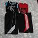 Nike Matching Sets | Cool Athletic Bundle Of 4 Pc Boys 2 Tees &. 2 Shorts Size Large | Color: Black/Red | Size: Lb