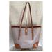 Dooney & Bourke Bags | Dooney & Bourke Claremont Dover Pebble Embossed Taupe Gray Tan Tote Bag Purse | Color: Gray/Tan | Size: Os