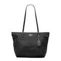 Coach Bags | Coach Tote Bag Shoulder F25907 Black Nylon Leather Ladies | Color: Black | Size: Os