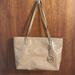 Michael Kors Bags | Michael Kors, Beige Patent Leather Tote Very Good Used Condition | Color: Tan | Size: Os