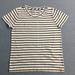 J. Crew Tops | J. Crew Womens Small Girlfriend Navy Blue White Striped T Shirt Crew Neck Cotton | Color: Blue/White | Size: S