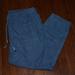 J. Crew Pants & Jumpsuits | Clearance J. Crew Drawstring Cotton Seaside Pant Chambray Jeans | Color: Blue | Size: L