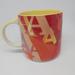 Anthropologie Kitchen | Anthropologie Multi Color Ceramic Monogram Mug A | Color: Red/Yellow | Size: Os