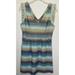 Anthropologie Dresses | Anthropologie Tabitha Teahouse Flame Print Dress | Color: Blue/Gold | Size: 6