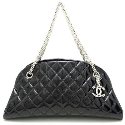 Louis Vuitton Bags | Chanel Mademoiselle Bowling Bag Patent Leather Black | Color: Black | Size: Os