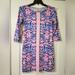 Lilly Pulitzer Dresses | Lilly Pulitzer Beautiful Floral "Marlowe Iris Blue Werk It" Dress | Color: Pink/Purple | Size: S