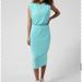 Athleta Dresses | Athleta Santorini Cinch Dress In Gulf Green | Color: Blue/Green | Size: S