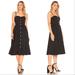 Free People Dresses | Free People Backless Peaches Poplin Dress | Color: Black/Tan | Size: Various