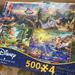 Disney Games | Disney Dreams 4- 500 Piece Thomas Kinkade Disney Collection Puzzle Pack | Color: Blue/Yellow | Size: Os