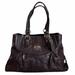 Coach Bags | Coach Madison Black Leather Carryall Handbag Y2k Hangtags | Color: Black/Silver | Size: Os