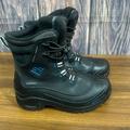 Columbia Shoes | Columbia Bugaboot Winter Snow Waterproof Boot Youth Big Kids Size 4 Black Blue | Color: Black/Blue | Size: 4b