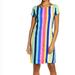 Lilly Pulitzer Dresses | Lilly Pulitzer Marlowe Vertical Stripe Dress In Multicolor Size:Xxs | Color: Blue/Pink | Size: Xxs