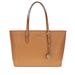 Michael Kors Bags | Michael Kors Jet Set Large Travel Tote Brown Camel Saffiano Leather Bag | Color: Brown/Pink | Size: Os