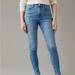 American Eagle Outfitters Jeans | American Eagle Outfitters Next Level Super High-Waisted Jegging | Color: Blue | Size: 10