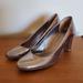 J. Crew Shoes | J. Crew Distressed Silver Heels | Color: Silver | Size: 8