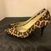 Michael Kors Shoes | Michael Kors Leopard Print 9 1/2 3 Inch Heel | Color: Black/Brown | Size: 9.5