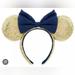 Disney Accessories | Disney Parks 50th Anniversary Ears || New With Tags | Color: Blue/Gold | Size: Os