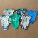 Disney One Pieces | Disney Mickey Mouse Baby Onesie Lot | Color: Blue/Green | Size: 6-9mb