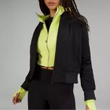 Lululemon Athletica Jackets & Coats | Lululemon Non-Stop Bomber Jacket Textured | Color: Black | Size: 4
