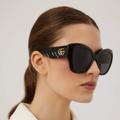 Gucci Accessories | New Gucci Black Women Sunglasses Gucci Gg0808s 001 Oversized Eyewear Gucci | Color: Black | Size: Os