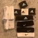 Nike Accessories | Adidas And Nike Tennis Headbands And Wristbands For Sweat | Color: Black/White | Size: Os