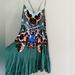 Free People Dresses | Free People Sweet Lucy Dress Emerald Green | Color: Green/Orange | Size: S